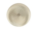 Talerz plexi szampański satynowy karbowany fi 33cm (393844)