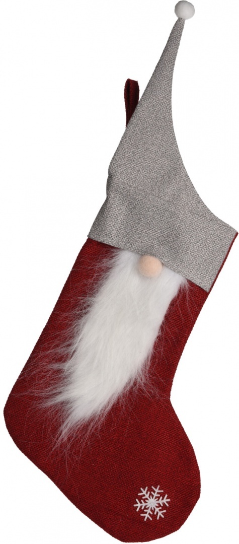 Skarpeta z materiału 40cm skrzt w długiej czapce 2kol. (059600)-20%