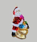 Bauble form: Santa with a bag of gifts (328) SZ