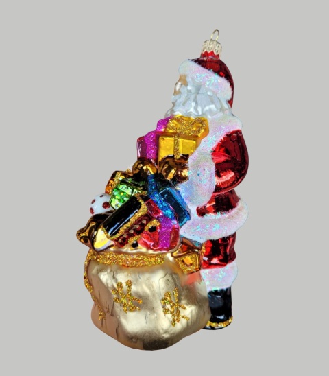 Bauble form: Santa with a bag of gifts (328) SZ