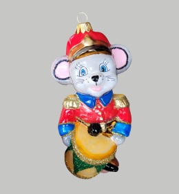 Bombka formowa: Mysz z bębenkiem (86) SZ