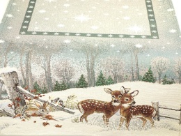 Bieżnik gobelinowy 40x100cm Sarenki w lesie (SW212)