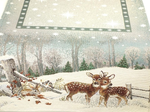 Bieżnik gobelinowy 40x100cm Sarenki w lesie (SW212)
