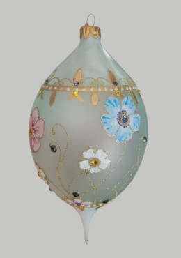 Bombka GlitterLab: Sopel nylonka matowa łąka (4337ML)