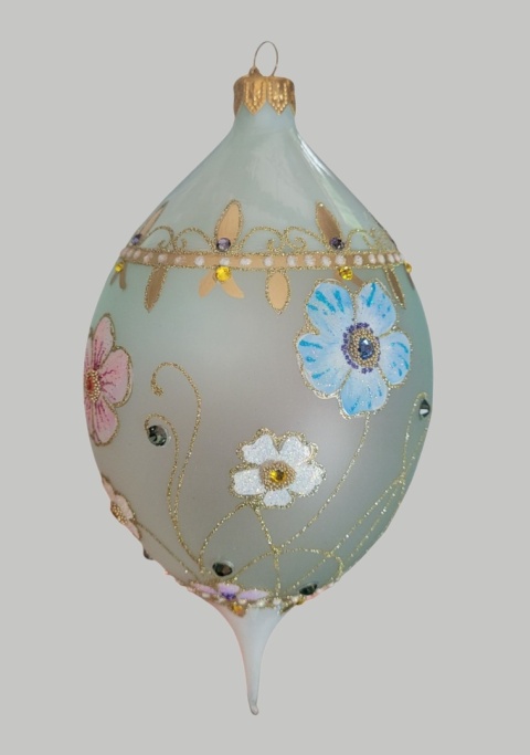 Bombka GlitterLab: Sopel nylonka matowa łąka (4337ML)