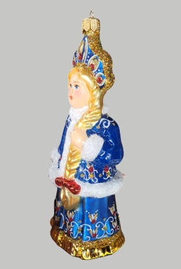 Bombka Morozko: Słowianka w kokoszniku niebieskim (444)