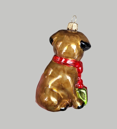 Form bauble: Bulldog with a package (69) SZ