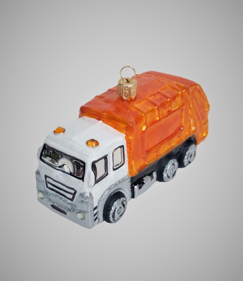 Bombka formowa: Śmieciarka pomarańczowa (133) SZW