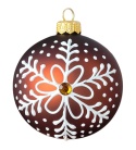 Bombki 120 dekorowane ornament op.4szt.: KOLEKCJA PIERNIKOWA-20%
