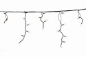 Kurtynka sople LED zewnętrzna 100L +gniazdo 5m/6W gruby kabel (25-658) kolor biały ciepły