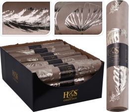 Materiał welurowy beżowy złoty miłorząb (008969) 28*150cm -30%