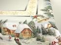 Obrus gobelinowy Świąteczne miasteczko 140x240cm (SW247)