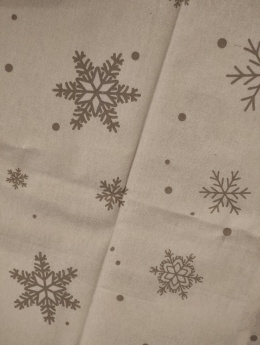 Bieżnik 40*180cm biały ze śnieżynką (SJ2-418) -40%