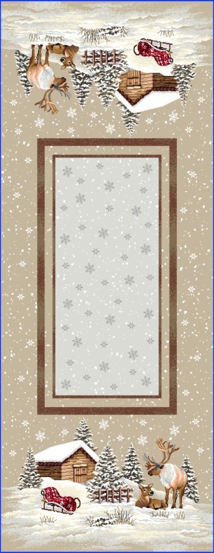 Bieżnik gobelin Eden 40x100cm RENIFERY DOMEK (TX0003-970)