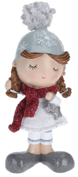 Dziewczynka ceramiczna 20cm z gwiazdką (008587)-20%