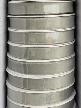 Wstążka welurowa zielono szary 1,5cm*5m (GH0472)