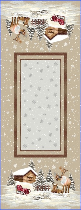 Bieżnik gobelin Eden 40x100cm RENIFERY DOMEK (TX0003-970)