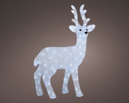 Reindeer acrylic 77cm 150LED cold flesh timer (492264)