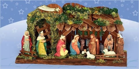 Traditional nativity scene SD 2 large