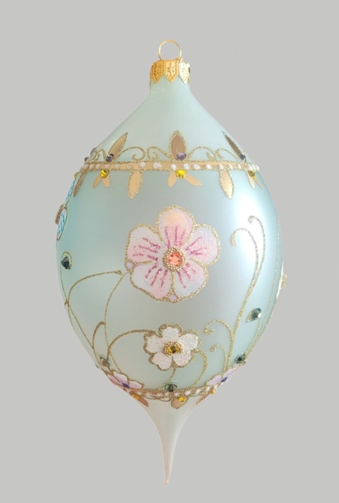 Bombka GlitterLab: Sopel nylonka matowa łąka (4337ML)