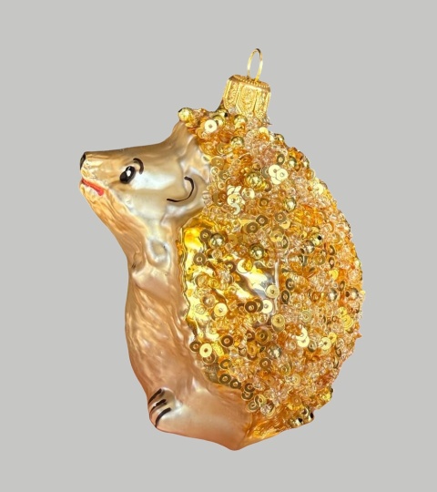 Bauble form: Standing Hedgehog, jeweler's gold (186) SE