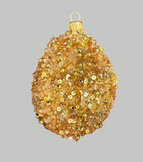 Bauble form: Standing Hedgehog, jeweler's gold (186) SE