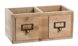 Double wooden box 
