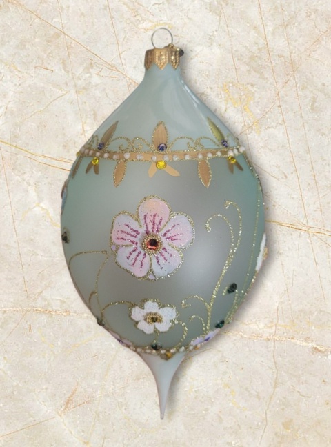 Bombka GlitterLab: Sopel nylonka matowa łąka (4337ML)