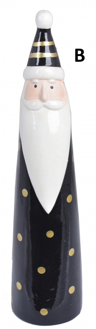 Figurka ceramiczna czarna 3wzory h:19*5*5cm (4030)-20%