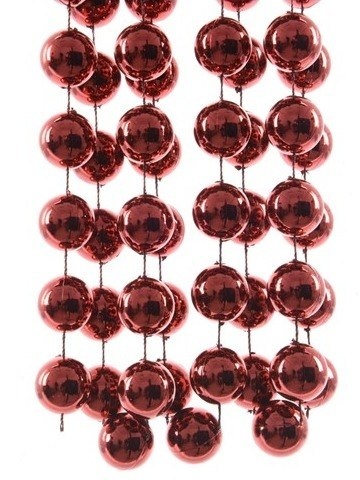 Girlanda korale bordowe duże 270cm (001712)