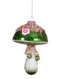 Bombka szklana: Magiczny grzyb z kwiatami (125085)