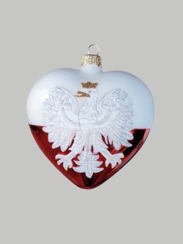 Bauble form: Heart with eagle (195) D