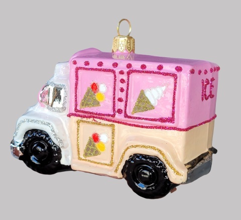 Bombka formowa: Auto z lodami (147)SE