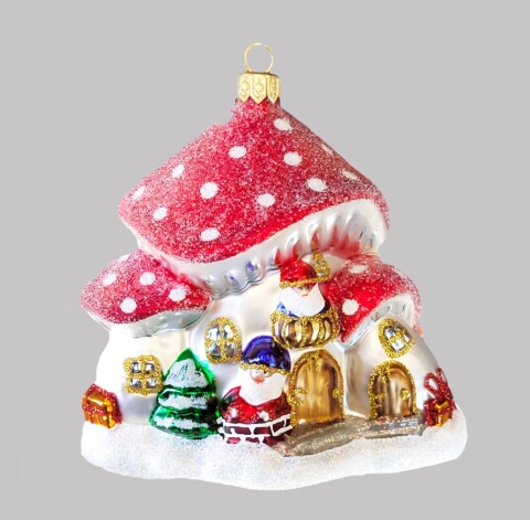 Bombka formowa: Dom muchomor czerwony (73) SE