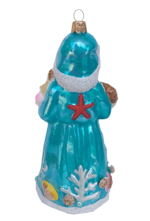 Bombka Baltica: Mikołaj niebieski ocean (373)W