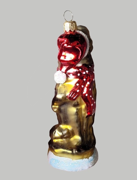 Bauble form: Alligator with a gift (157) H