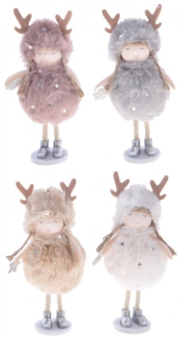 Dziewczynka na podstawie pompon 16cm (DT-201-0154) -20%