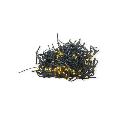 Lampki LED 400L transformator ciepłe + zimny flash 20m dekoracji (2/20/FLE/WW+CW) zielony kabel wew/zew