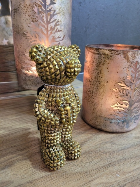 Miś brązowy 13cm "jubilerski" z prezentem (NB1001)-20%