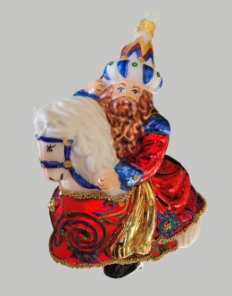 Bombka Morozko: Lajkonik czerwono niebieska szata (464)