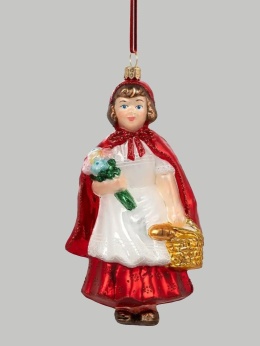 Huras Bauble: Little Red Riding Hood with Flowers (S1043)