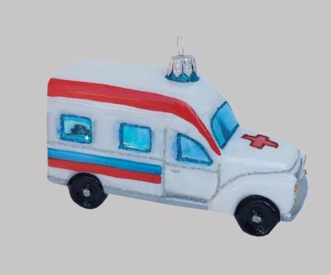 Bombka formowa: Ambulans (335) SZW
