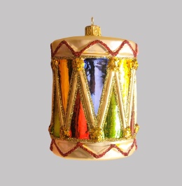 Bombka formowa: Bębenek kolorowy (111) SZW