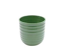 Osłonka ceramiczna ciemna zieleń szkliwiona (TG76346-4)