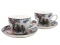Set of 2 ceramic cups and saucers "Christmas Time" (PG-19437) in a decorative box
