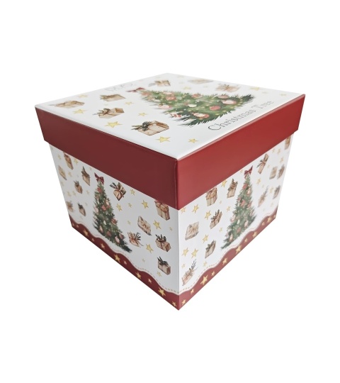 Set of 2 porcelain cups and saucers Christmas Tree