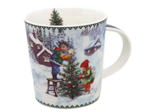 Ceramic mug "Christmas time" (PG-19352) in a decorative box
