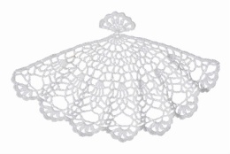 Wachlarz z koronki 15cm do powieszenia (G-590885)