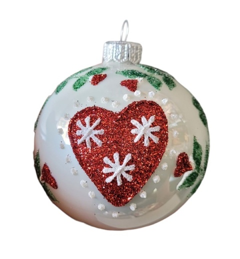 Baubles 100 decorated pack of 4 pieces FOR A FOLK NOTE