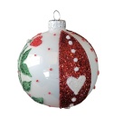 Baubles 100 decorated pack of 4 pieces FOR A FOLK NOTE